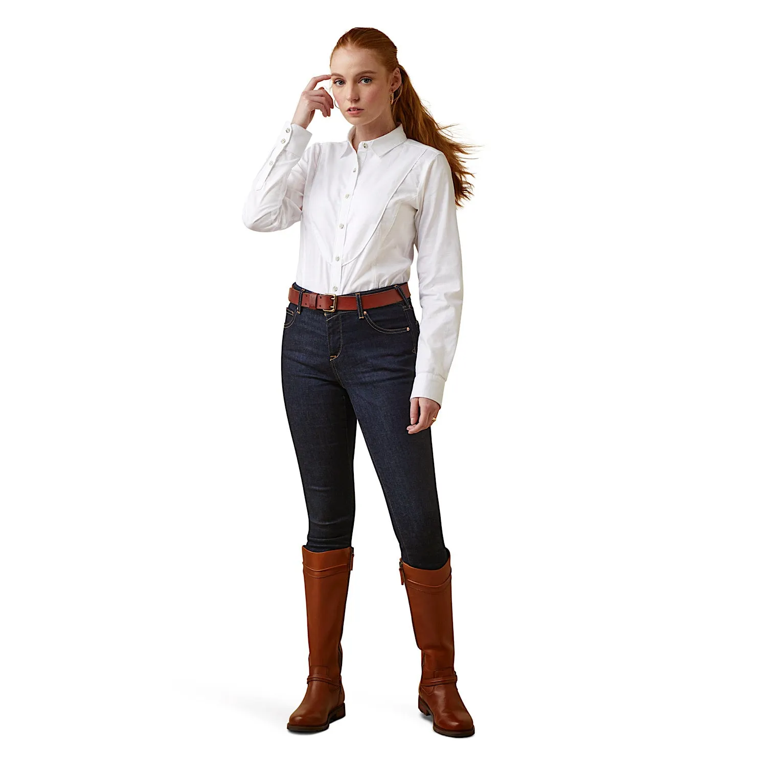 Ariat Womens Muir Blouse White