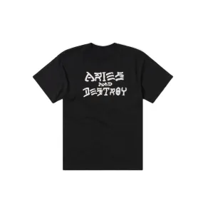 Aries Mens Vintage Aries and Destroy SS Tee