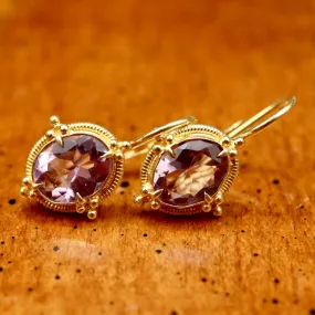 Aurelian Amethyst Earrings