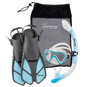 Aviator Snorkel Set - Dodger Blue