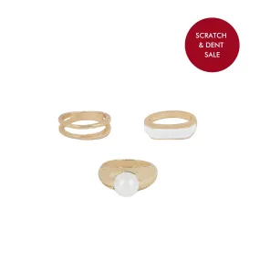 Bali Pearl Ring Set - Sample