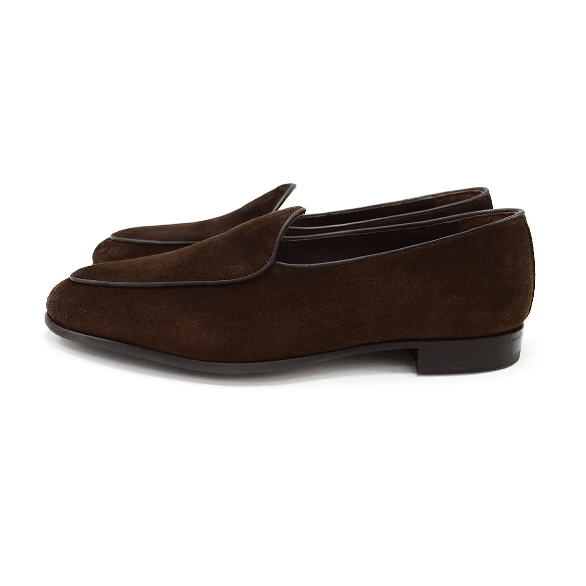 Berwick 1707 Classic Belgian Loafer (4950) - Dark Brown Suede