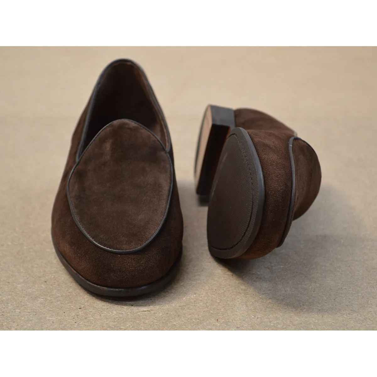 Berwick 1707 Classic Belgian Loafer (4950) - Dark Brown Suede