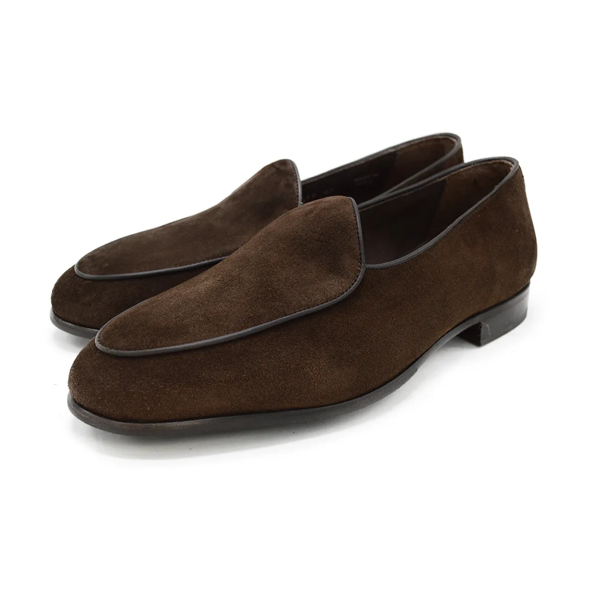 Berwick 1707 Classic Belgian Loafer (4950) - Dark Brown Suede