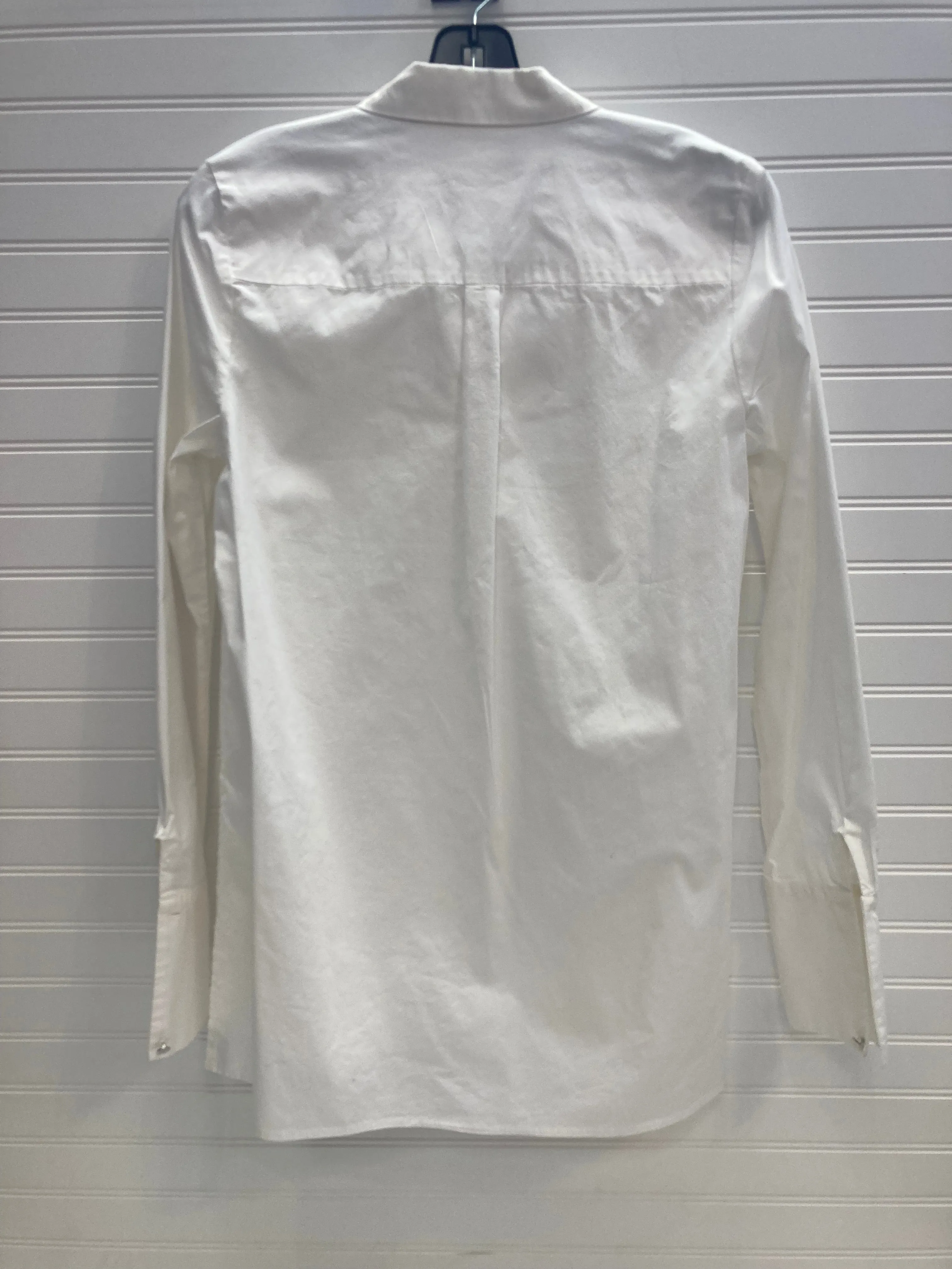 Blouse Long Sleeve By Ecru In White, Size: S