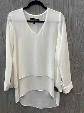 Blouse Long Sleeve By White House Black Market In White, Size: Xs