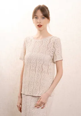 Blouse T1192 Beige