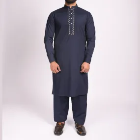 Blue Shalwar Qameez