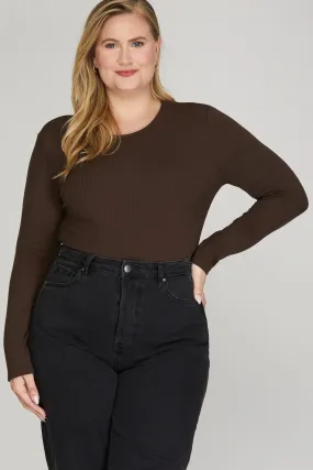 Brynn Bodysuit in Choco  