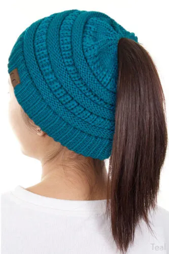 C.C Ponytail Beanie Hat