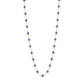 Child Classic Gigi Lapis necklace, Yellow Gold, 13"