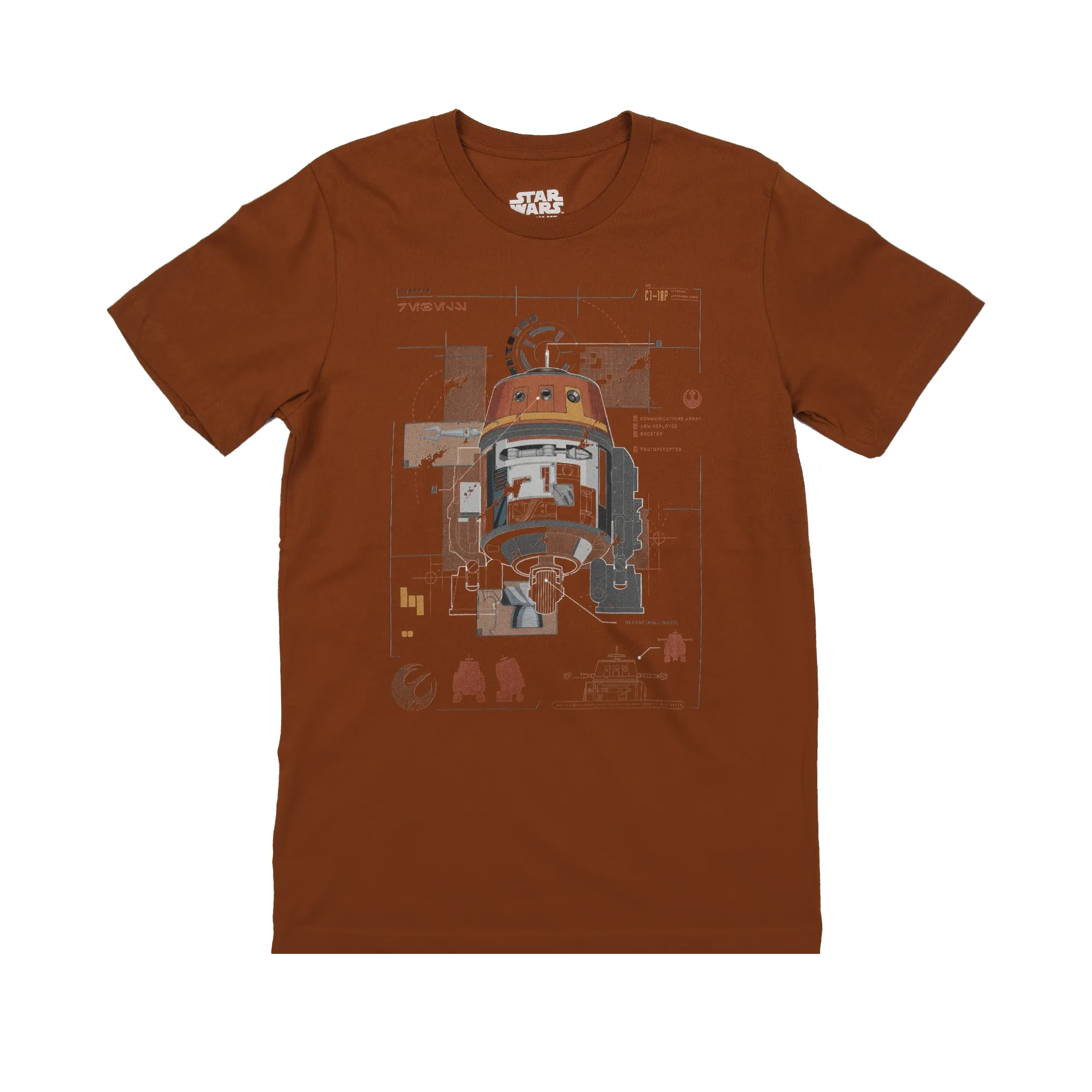 Chopper Blueprint Rust Tee