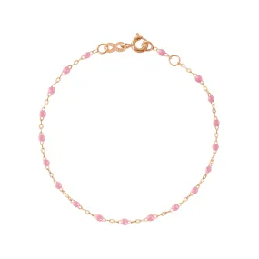 Classic Gigi Fuchsia bracelet, Yellow Gold, 5.9"