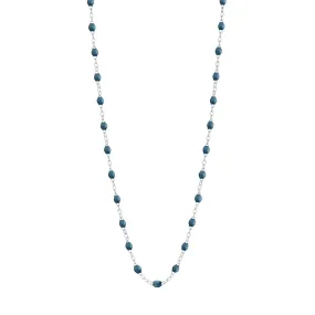 Classic Gigi Jeans necklace, White Gold, 16.5"