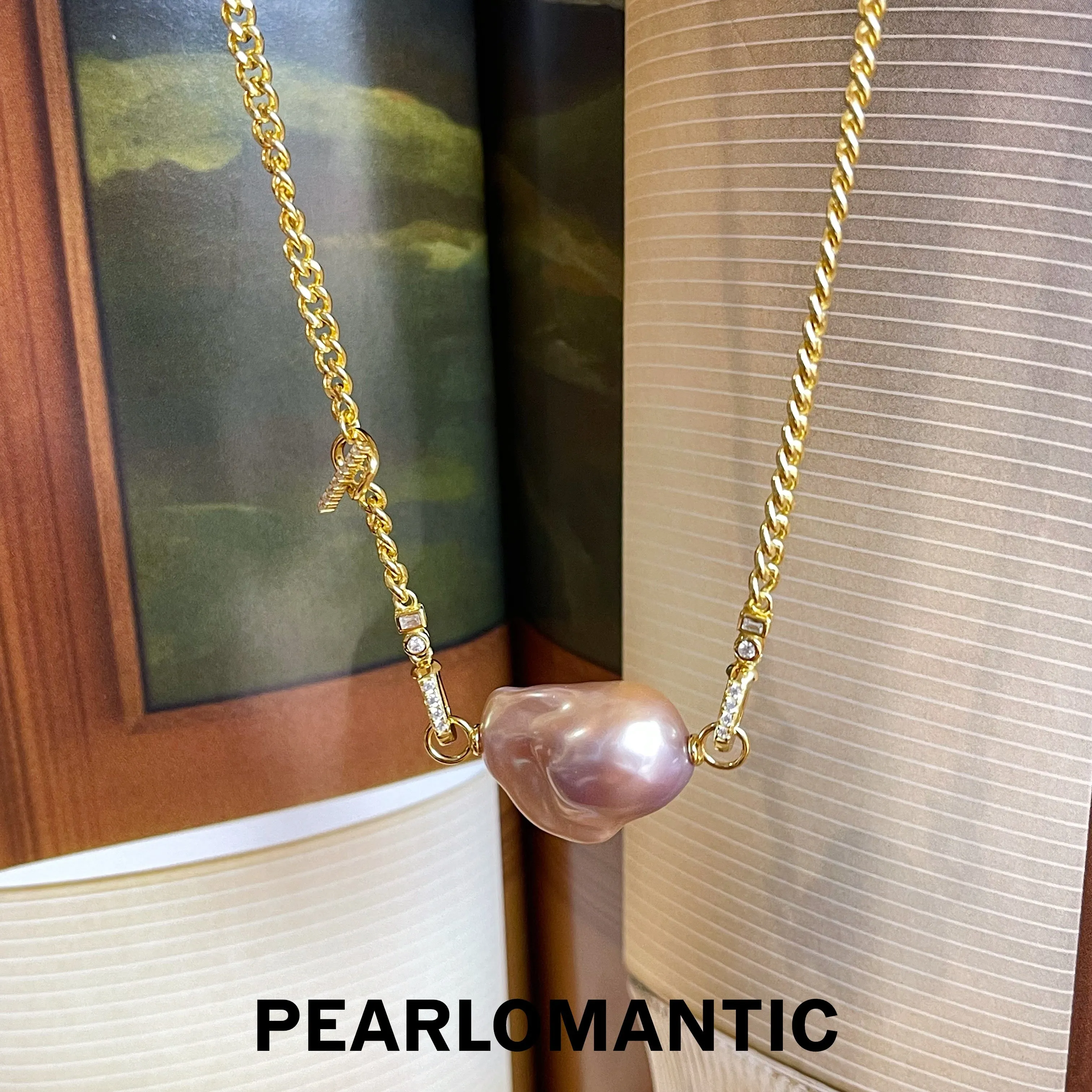 [Designer's Choice] Freshwater Baroque Pearl Versatile Chain Pendants w/ S925