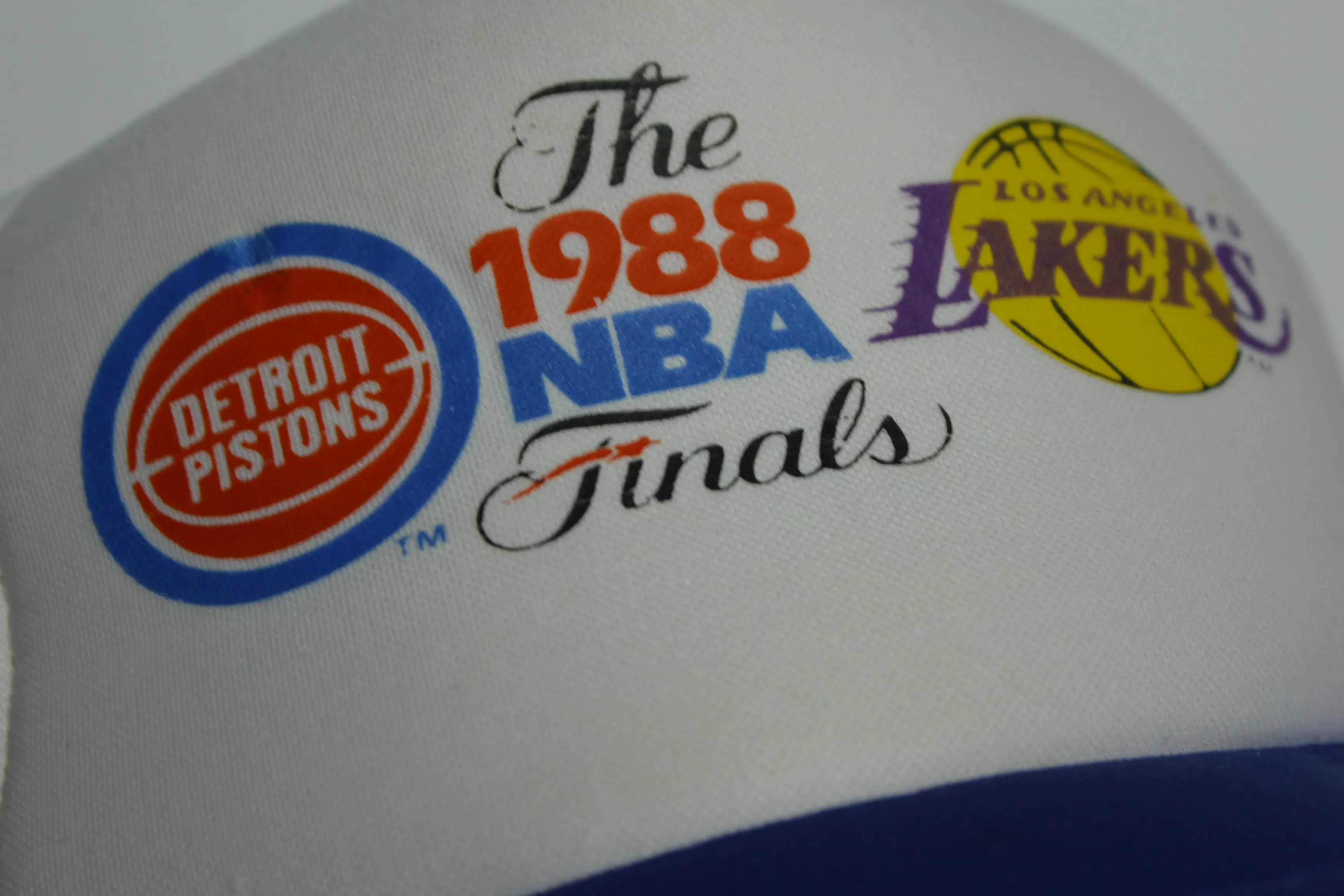 Detroit Pistons LA Lakers 1988 NBA Finals Vintage 80's Trucker Snapback Adjustable Hat