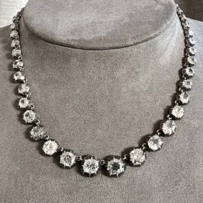 Early Victorian Diamond Riviere Necklace