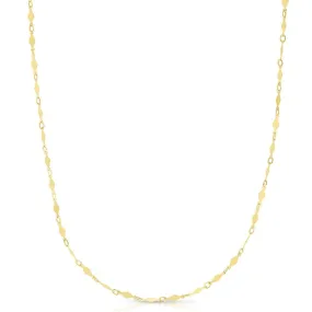 Gold Kite Chain Necklace