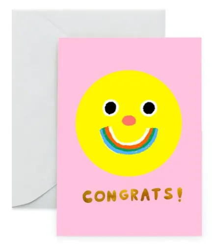 Happy Congrats Notecard