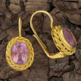 Hermione Highcastle Amethyst Earrings