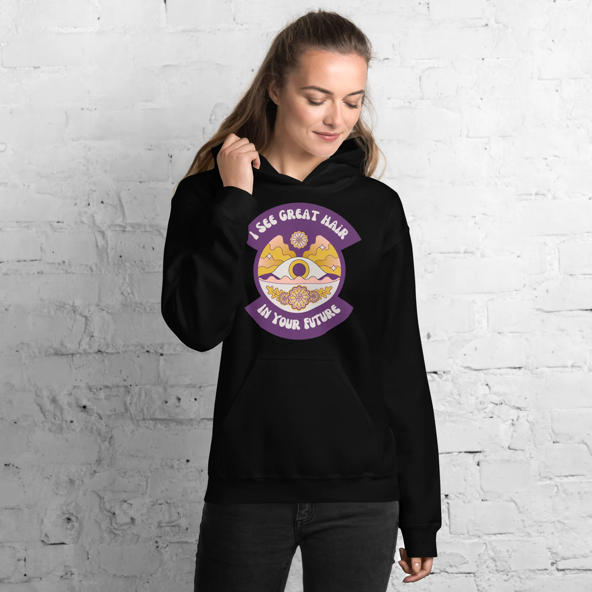 I See Great Hair In Your Future Retro Hoodie