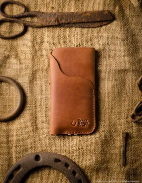 iPhone Leather Case / Wallet with Card Holder | Classic Brown