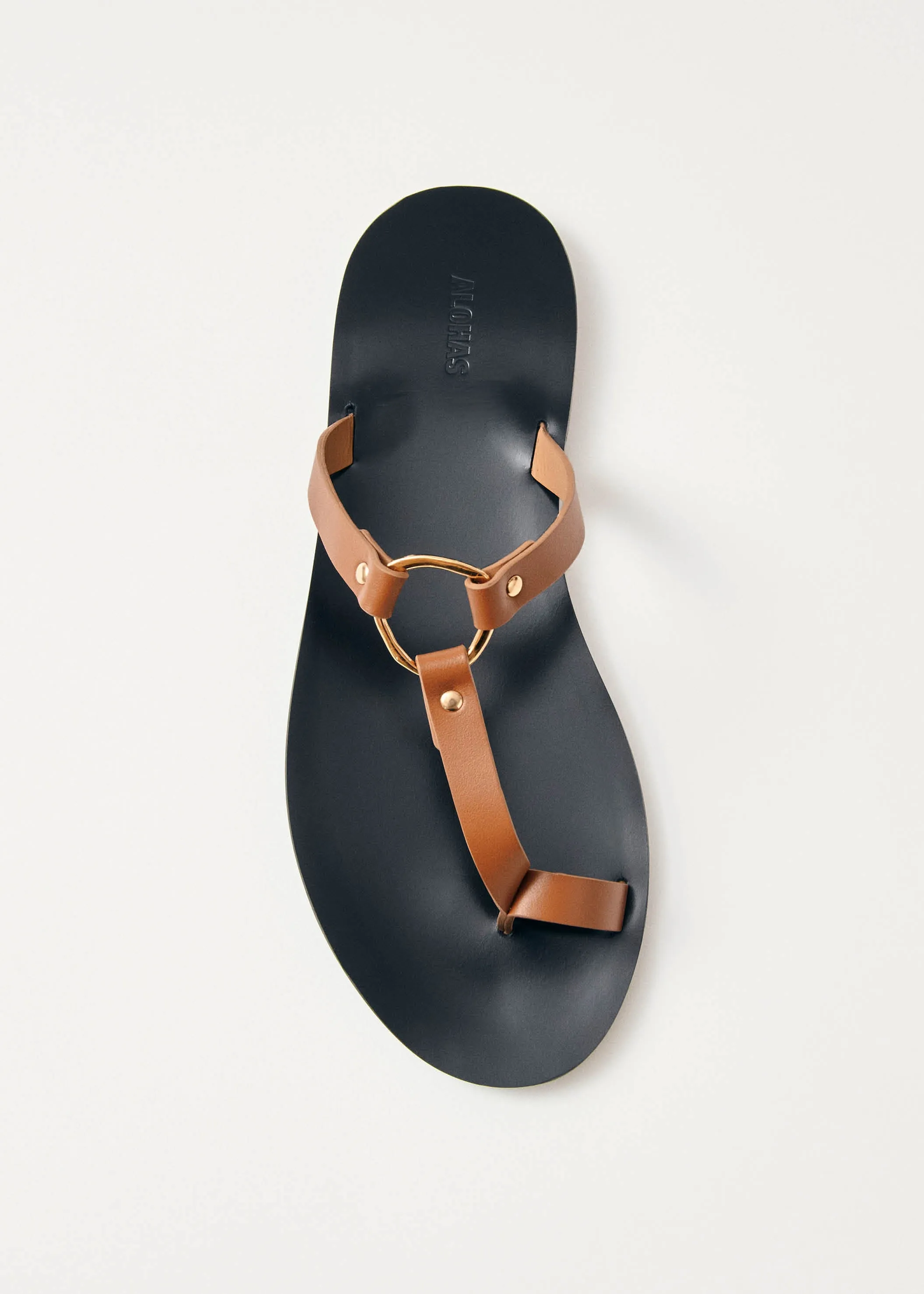 Jovie Tan Leather Sandals