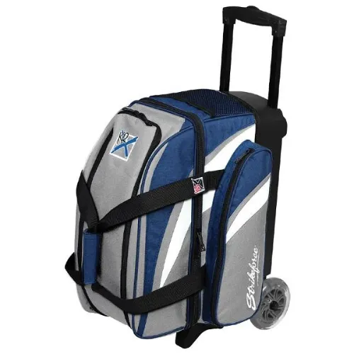 KR Strikeforce Cruiser Smooth 2 Ball Roller Grey/Navy Bowling Bag