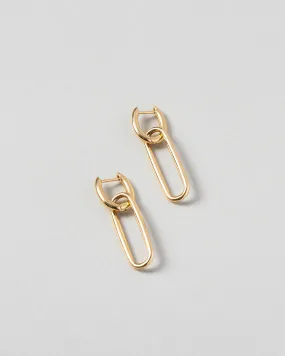 Link Huggie Hoop Earrings