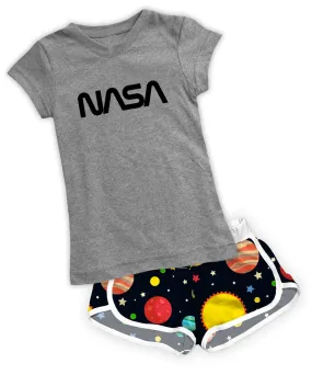 NASA Fitted Tee & Shorts Set