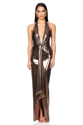 Nookie Chroma Gown - Rose Gold