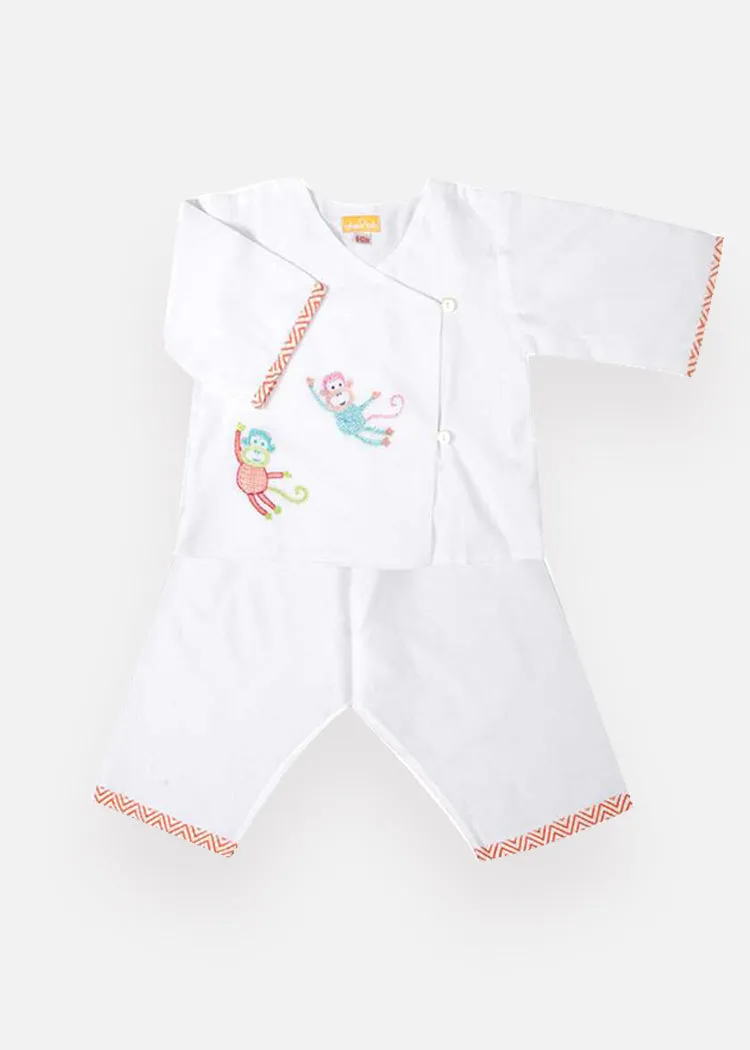 Organic Baby Kimono Monkey