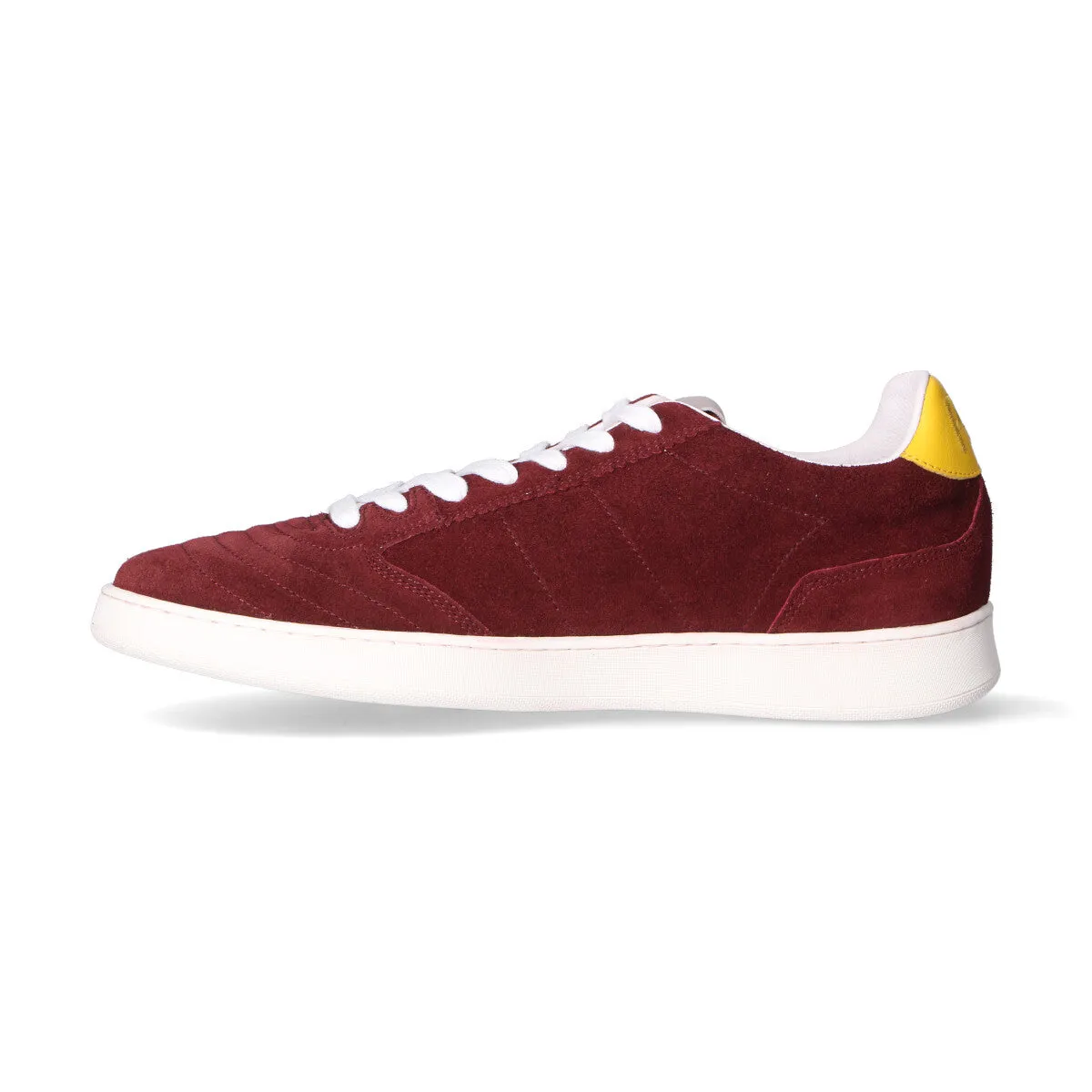 Pantofola d'oro sneakers Wembley in pelle bordeaux