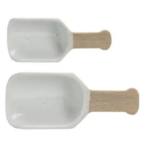 Porcelain Scoops (Set of 2)