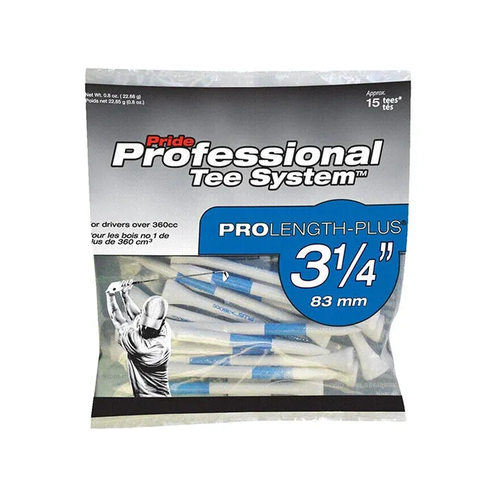 Pride Professional Tee System 3 1/4 15 pack