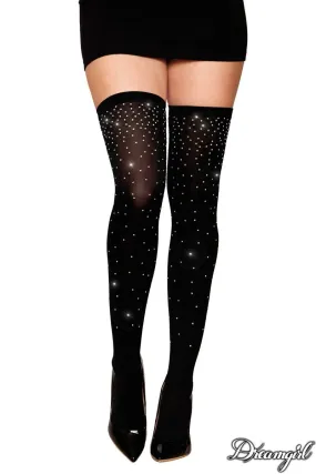 Rhinestone Thigh Hi