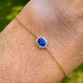 Sapphire & Diamond Bracelet