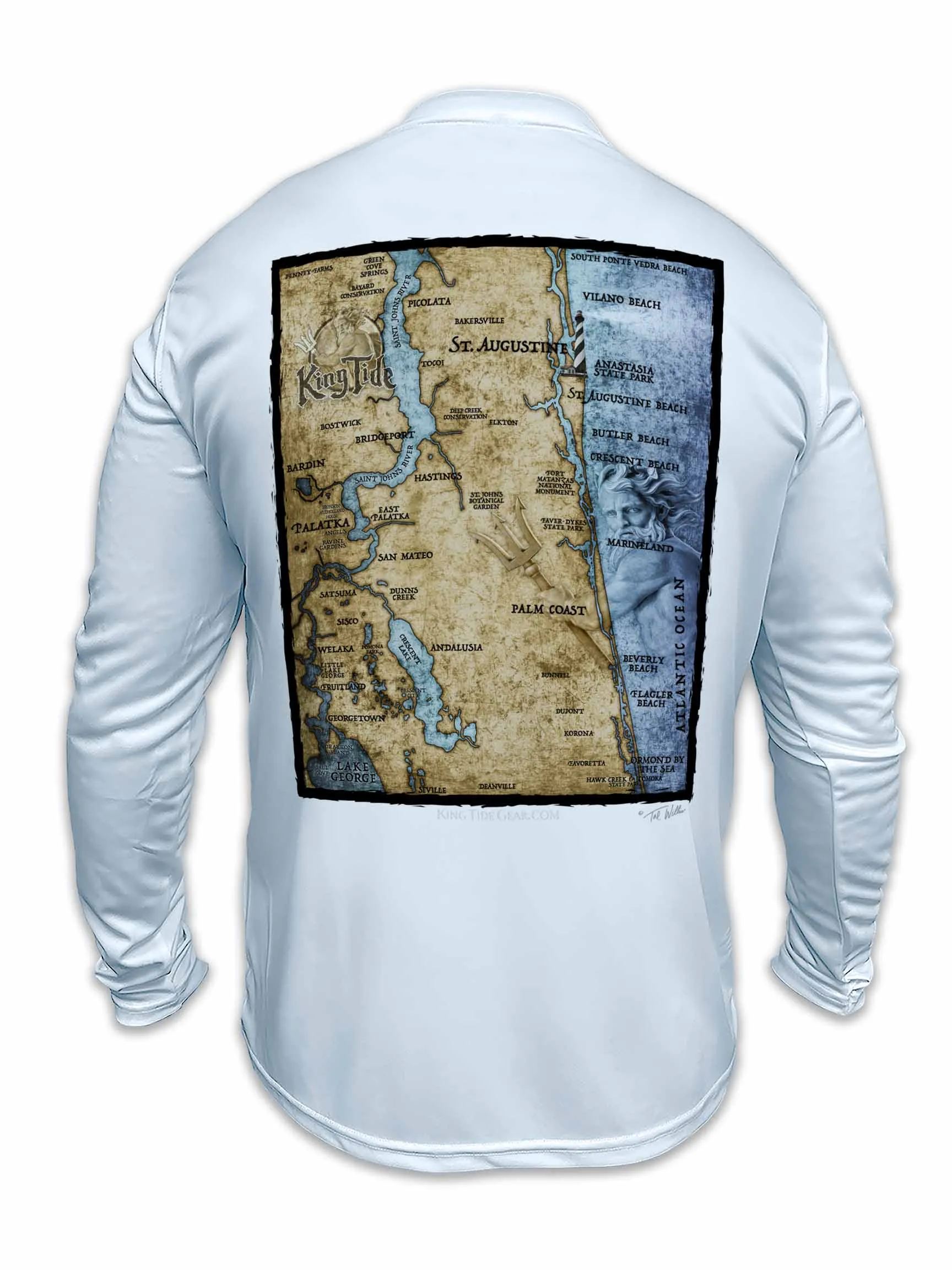 St. Augustine - Palatka, FL / King Tide Classic Chart Shirt