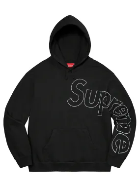 Supreme Reflective Hooded Sweatshirt Black (FW21)