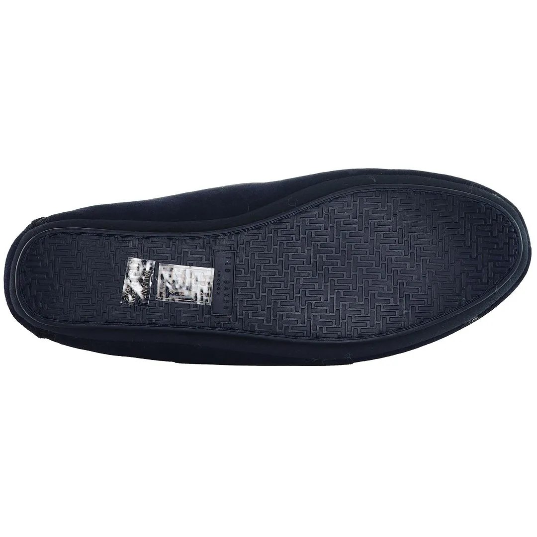 Ted Baker Vallant Mens Blue Moccasin Slippers