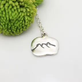 Three Sisters Mountains Necklace