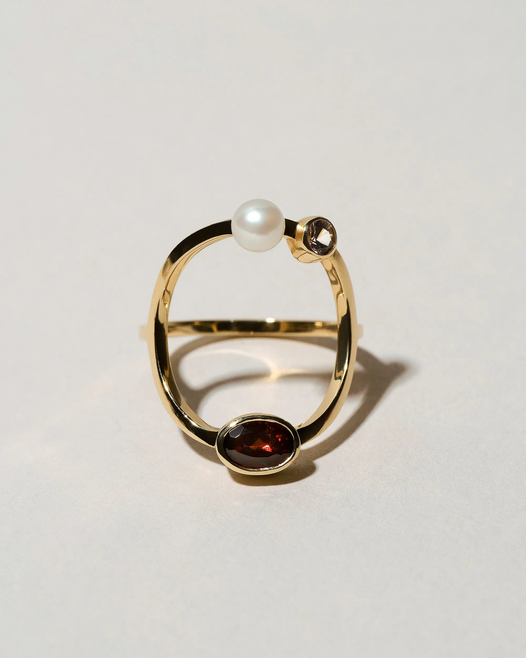 Trilogy Ring - Garnet