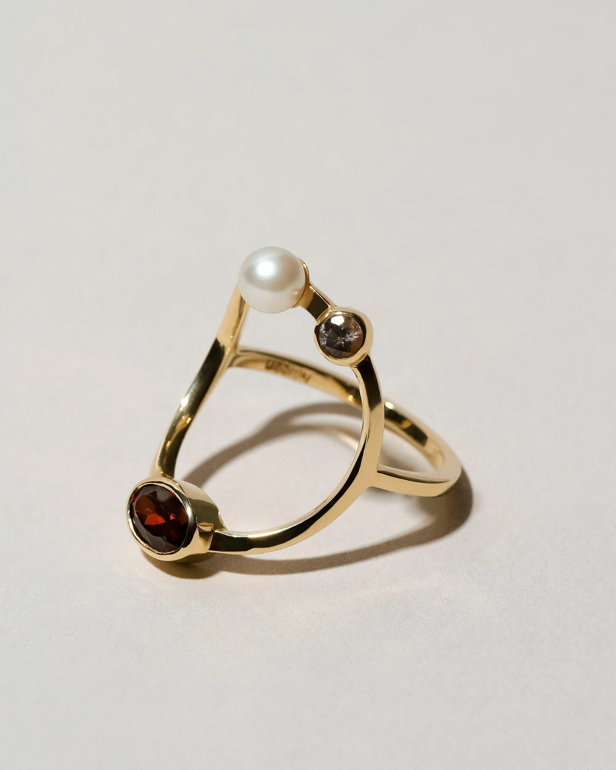 Trilogy Ring - Garnet