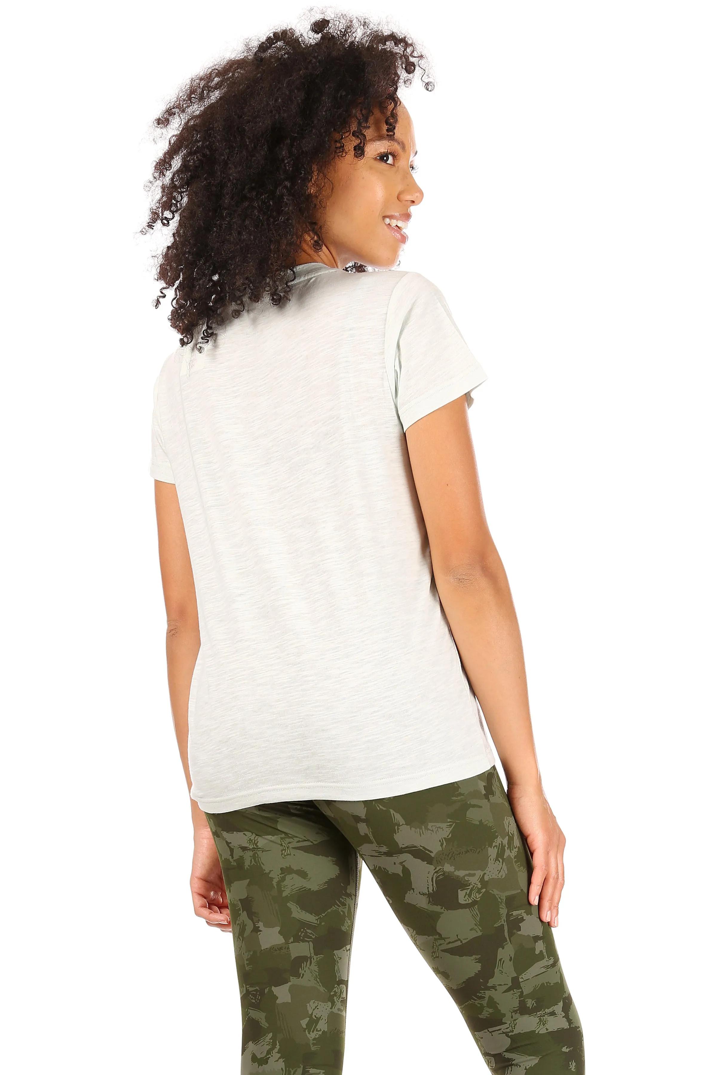 Women's "LOVE YOUR PLANET" Short Sleeve Classic Slub T-Shirt