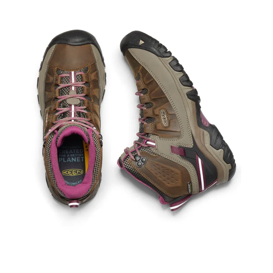 Women's Targhee III Waterproof Mid  |  Weiss/Boysenberry