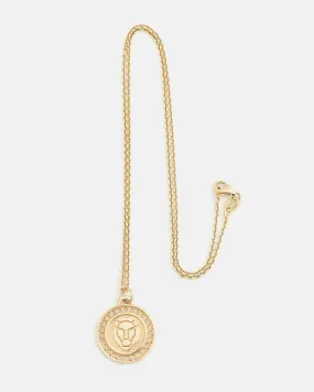 Zodiac Leo Pendant in 14k Yellow Gold