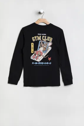 Zoo York Youth Gym Club Long Sleeve Top